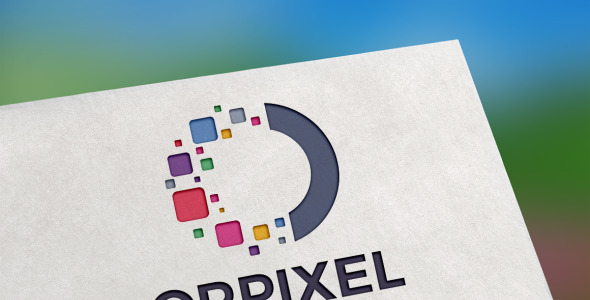 Шаблон логотипа на тему графика