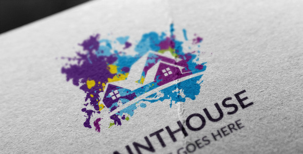 Шаблон логотипа на тему графика