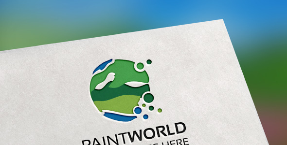 Шаблон логотипа на тему графика