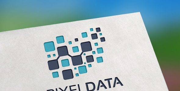 Шаблон логотипа на тему графика