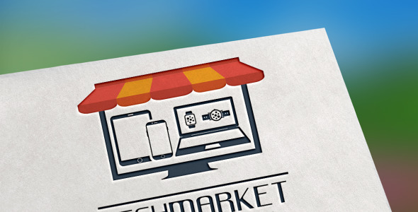 Шаблон логотипа на тему графика