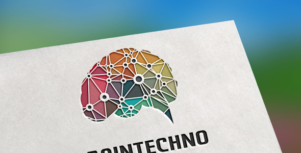 Шаблон логотипа на тему графика