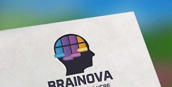 Шаблон логотипа на тему графика