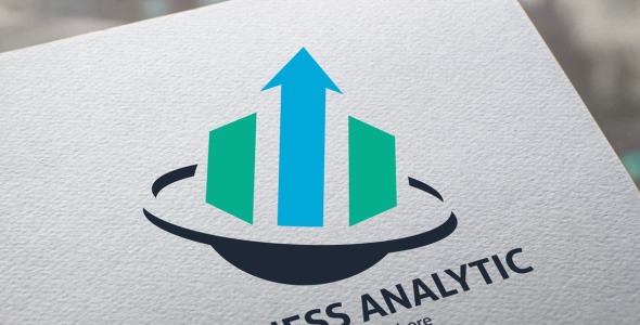 Шаблон логотипа на тему графика