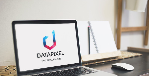 Шаблон логотипа на тему графика