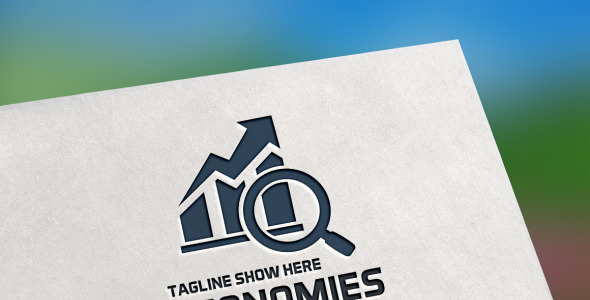 Шаблон логотипа на тему графика