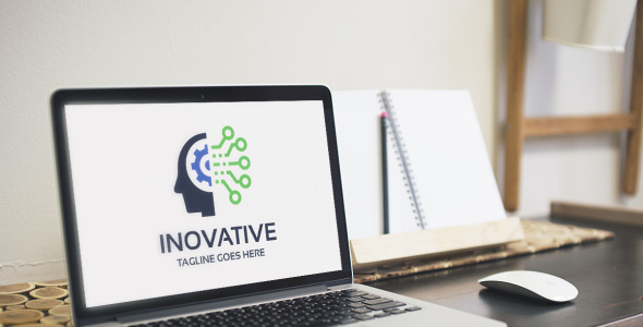 Шаблон логотипа на тему графика