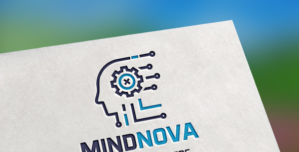 Шаблон логотипа на тему графика