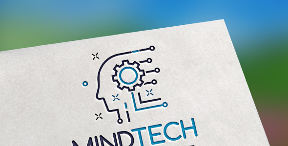 Шаблон логотипа на тему графика