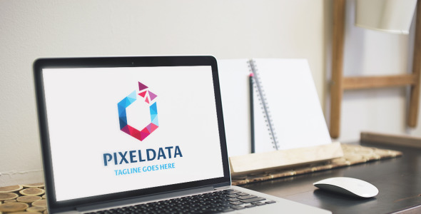 Шаблон логотипа на тему графика