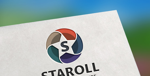 Шаблон логотипа на тему графика