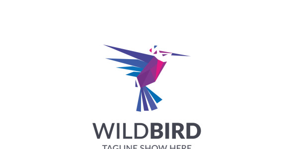 Шаблон логотипа на тему графика