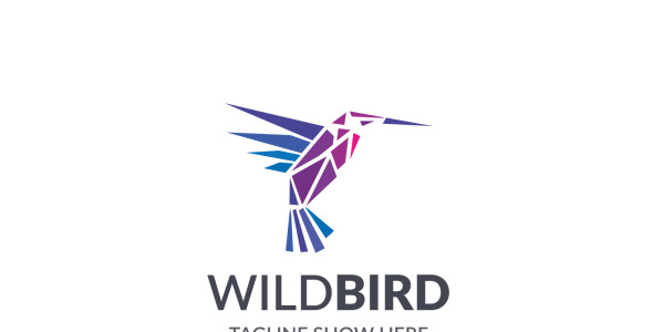 Шаблон логотипа на тему графика