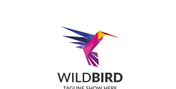 Шаблон логотипа на тему графика