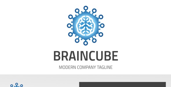 Шаблон логотипа на тему графика