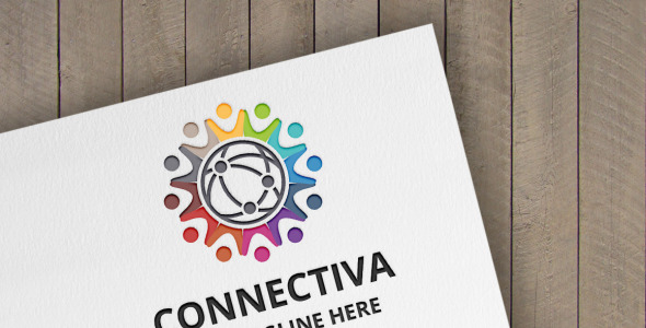 Шаблон логотипа на тему графика