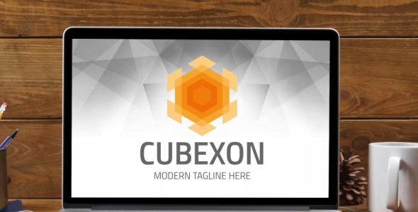 Шаблон логотипа на тему графика