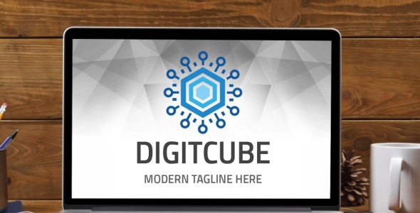 Шаблон логотипа на тему графика