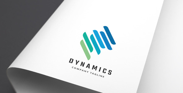 Шаблон логотипа на тему графика