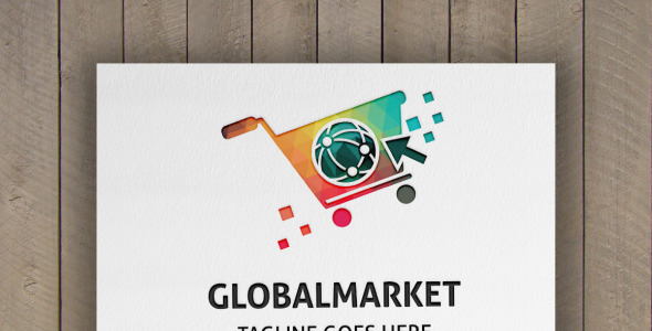 Шаблон логотипа на тему графика