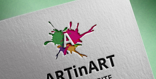 Шаблон логотипа на тему графика