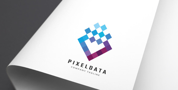 Шаблон логотипа на тему графика