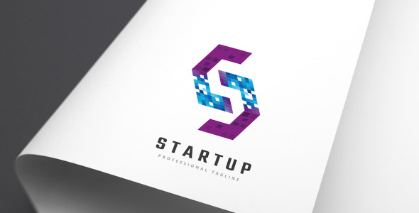 Шаблон логотипа на тему графика