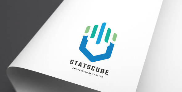 Шаблон логотипа на тему графика