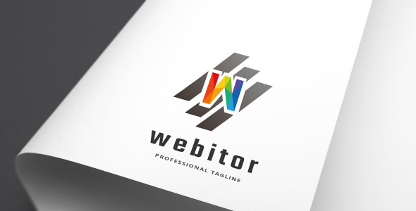 Шаблон логотипа на тему графика