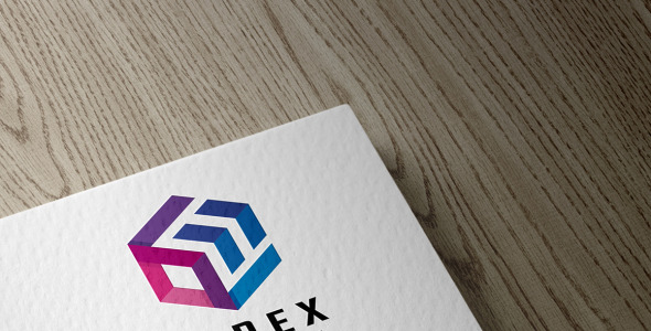 Шаблон логотипа на тему графика