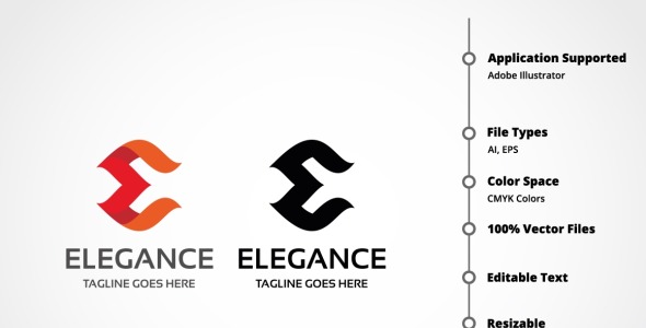 Шаблон логотипа на тему графика