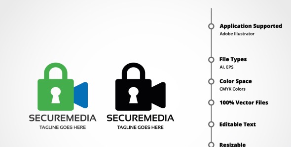 Шаблон логотипа на тему графика