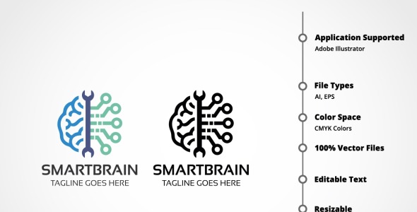 Шаблон логотипа на тему графика