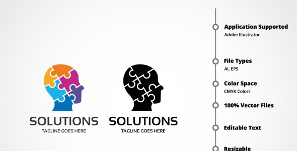 Шаблон логотипа на тему графика