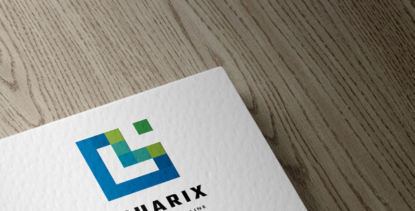 Шаблон логотипа на тему графика