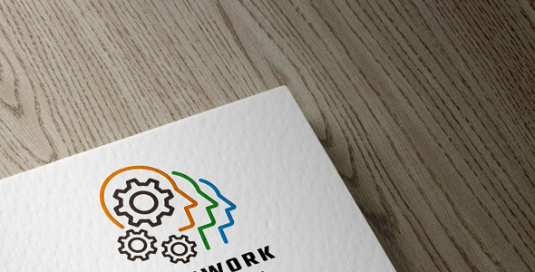 Шаблон логотипа на тему графика