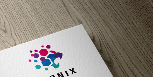 Шаблон логотипа на тему графика