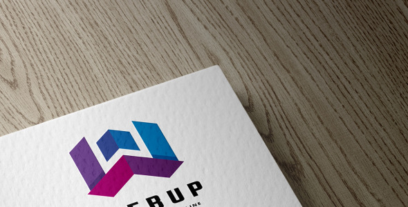 Шаблон логотипа на тему графика