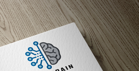 Шаблон логотипа на тему графика