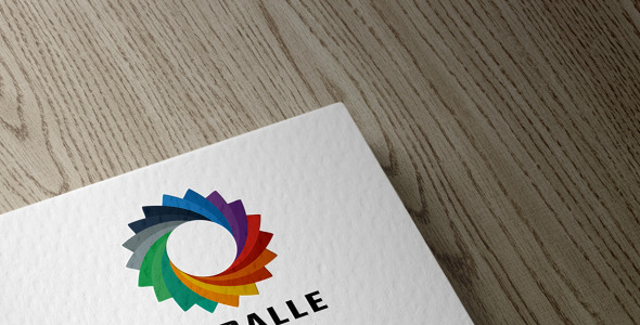 Шаблон логотипа на тему графика