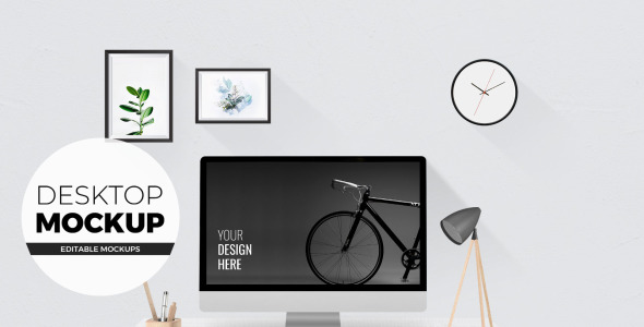 Мокап для продукта на тему графика