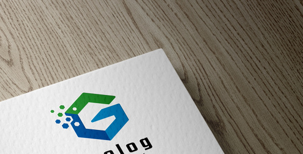 Шаблон логотипа на тему графика