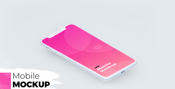 Мокап для продукта на тему графика