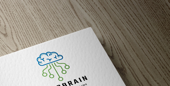 Шаблон логотипа на тему графика