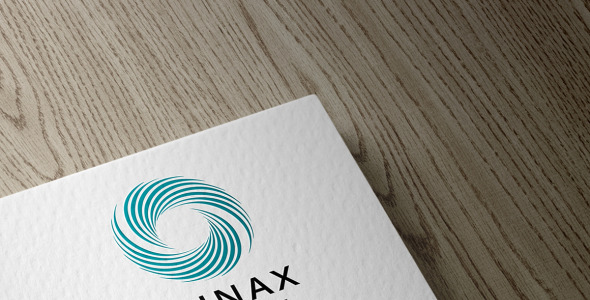 Шаблон логотипа на тему графика