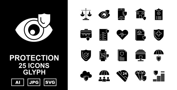 Набор иконок на тему security