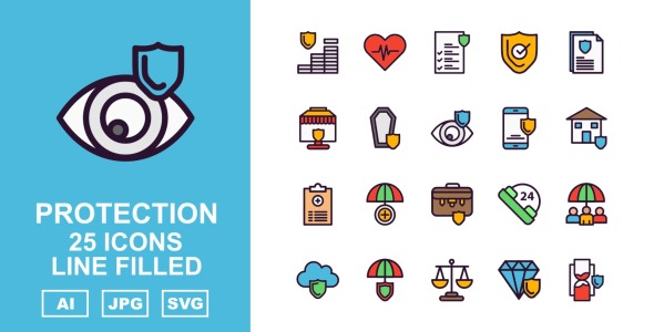 Набор иконок на тему security