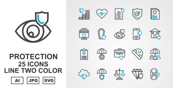 Набор иконок на тему security