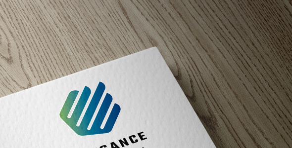 Шаблон логотипа на тему графика