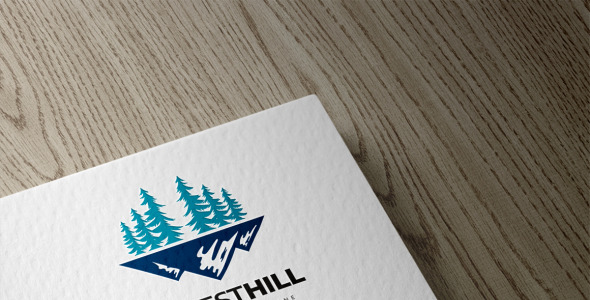 Шаблон логотипа на тему графика